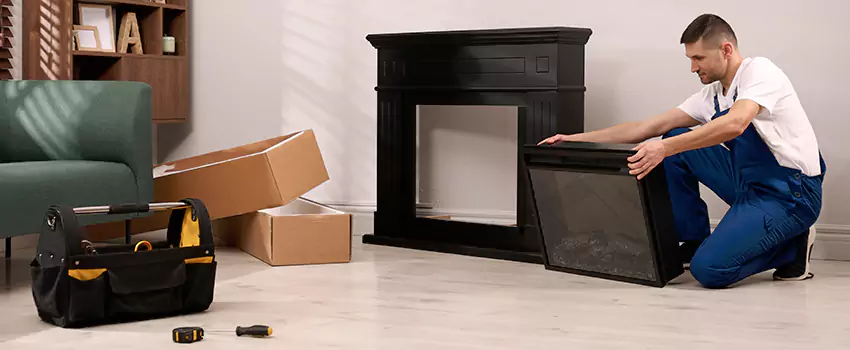 Old Rusted Metal Fireplace Repair And Replacement in Bridgeton, NJ